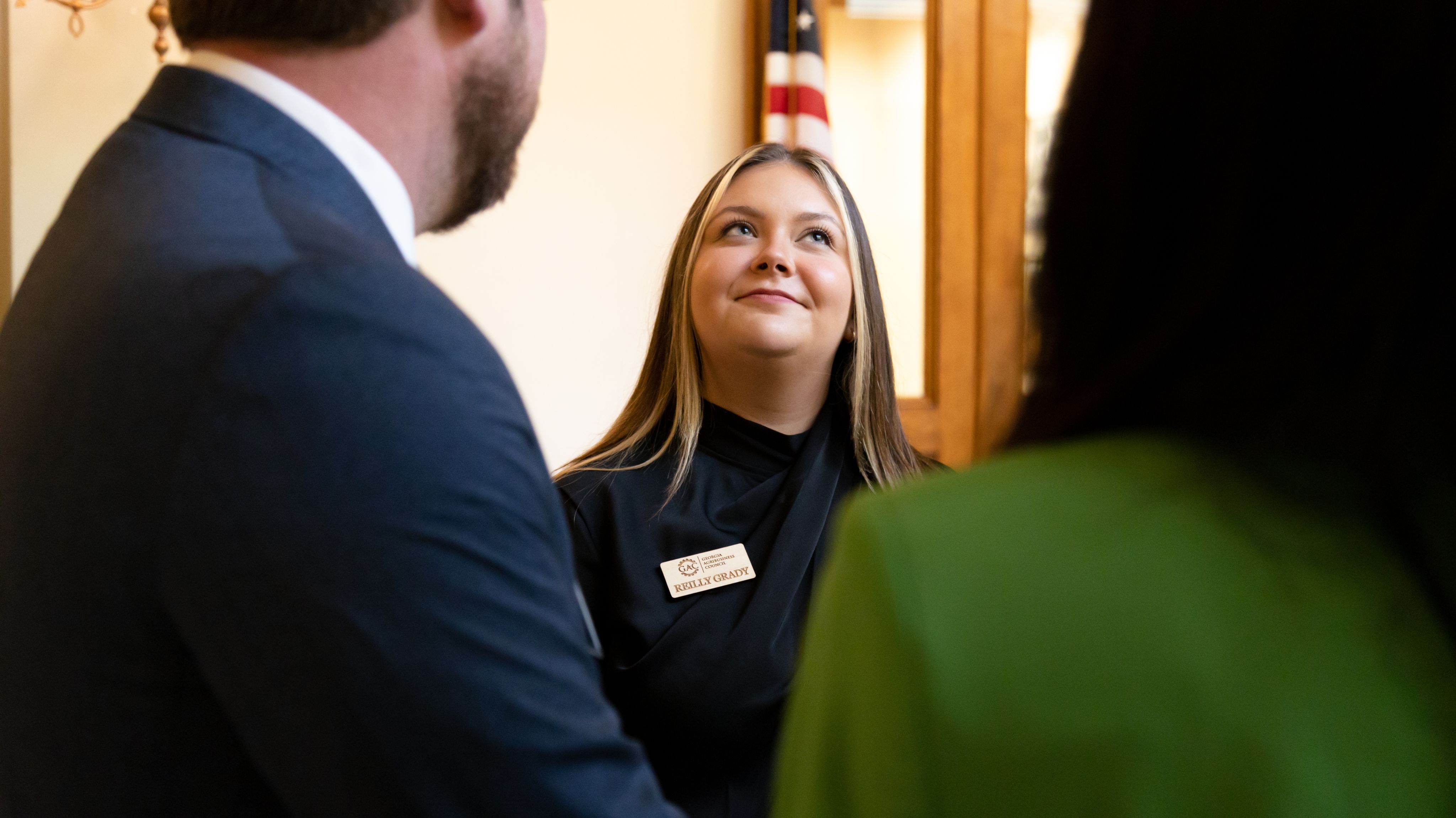 Reilly Grady in the Georgia Capitol