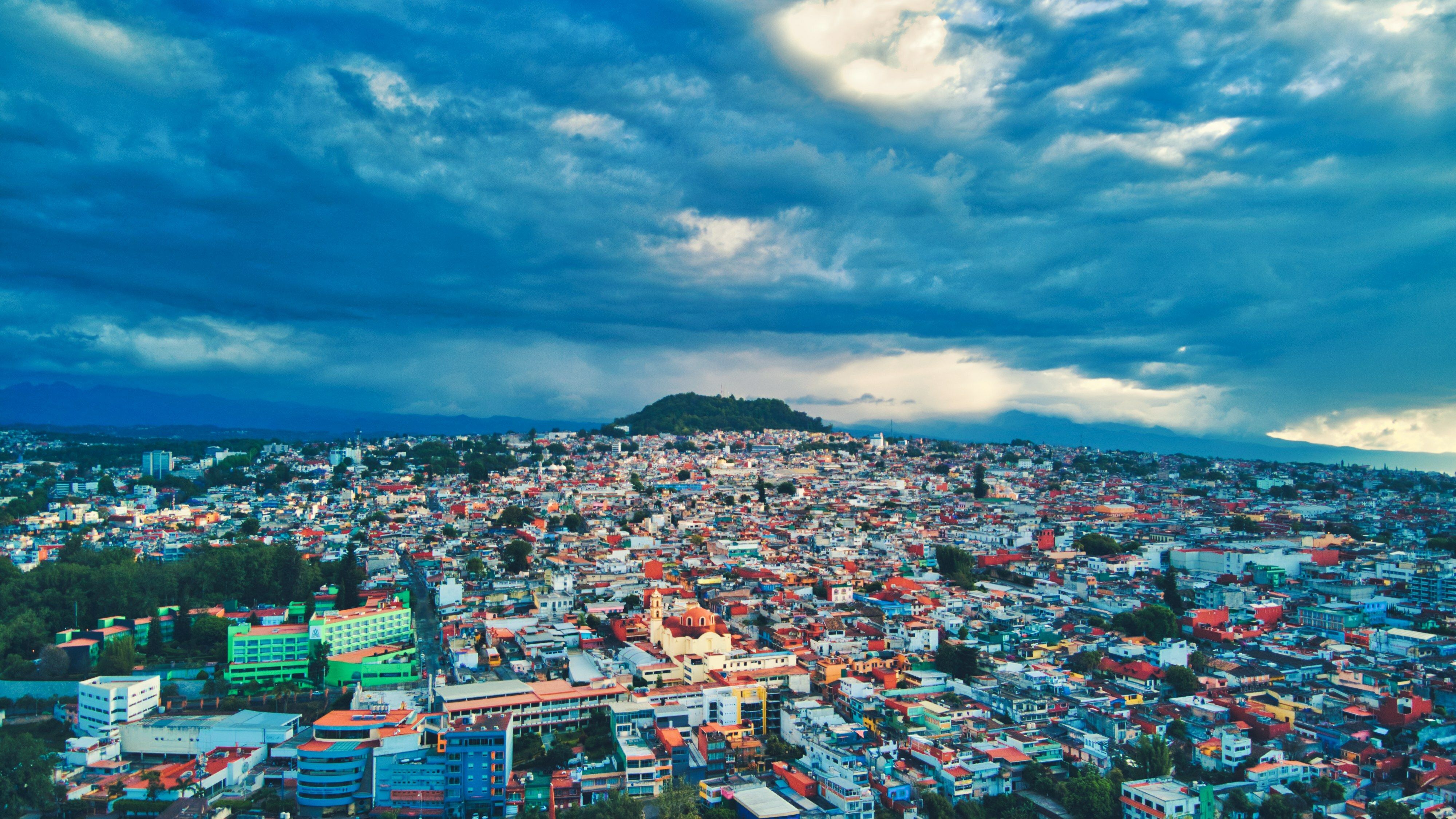 Aerial view of Xalapa, Mexico